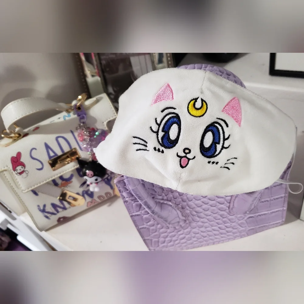 Plush Sailor Moon Luna Cat Anime Cosplay Mask
